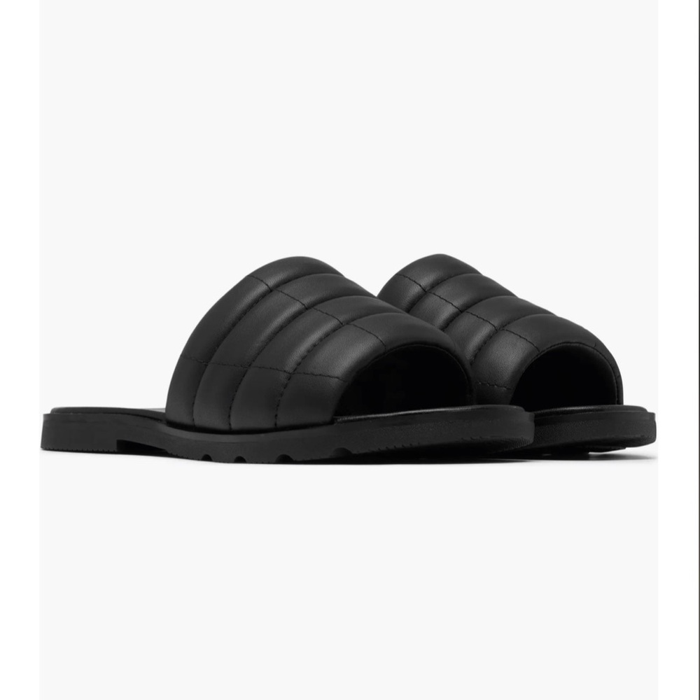 Sorel Ella III Slide Sandals - Black size 9 -New in box